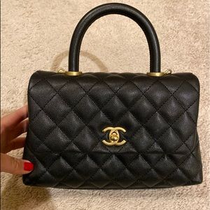 ❌❌❌SOLD❌❌❌ Chanel small flap with top handle